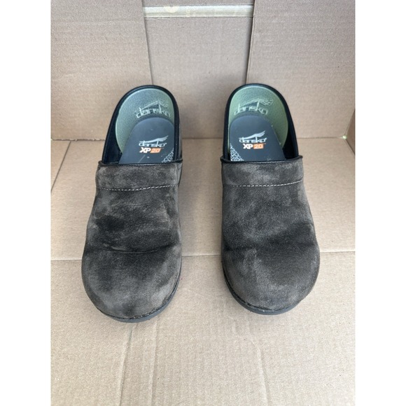 Dansko XP 2.0 Clogs Womens US 7.5–8 EU 38 Brown Suede Slip On Comfort - Picture 4 of 6